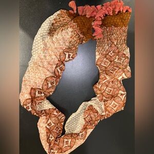 Lucky Brand viscose Bohemian Patterned Scarf with Tassels